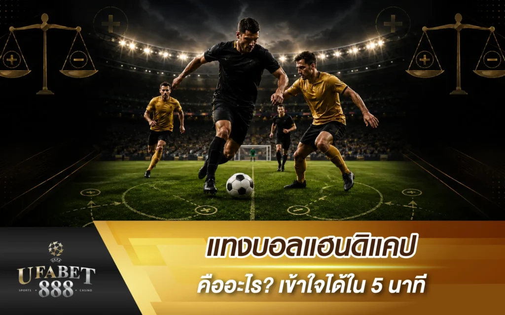 แทงบอลแฮนดิแคป คืออะไร? เข้าใจได้ใน 5 นาที
