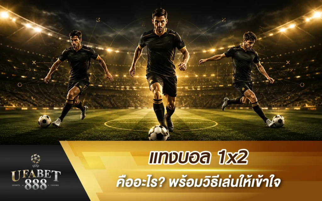 แทงบอล 1x2 คืออะไร? Full Time Result พร้อมวิธีเล่นให้เข้าใจ